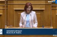 Ομιλία Π. Βρυζίδου στο ν/σ για την καταπολέμηση της νομιμοποίησης εσόδων από παράνομες δραστηριότητες στην Ολομέλεια της Βουλής