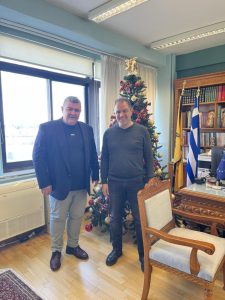 Επιμελητήριο Κοζάνης: Συνάντηση εργασίας του Προέδρου του Επιμελητηρίου Κοζάνης Μητλιάγκα Γιάννη με τον Αντιπεριφερειάρχη της Π.Ε. Κοζάνης Βύζα Κωνσταντίνο 1