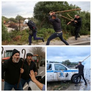 Από τα μπλόκα στον Ηράκλειτο… agrotes enantion astynomikon