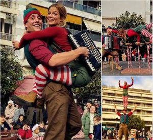 Ακροβατικά αλληλεγγύης για την μικρή Μαρία: Οι Acrokuku στην Κεντρική Πλατεία Κοζάνης dhmos