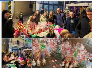 Γιορτή και κοινωνική προσφορά στο άναμμα του χριστουγεννιάτικου δέντρου στον Κρόκο με το Γυμνάσιο Κρόκου krokos