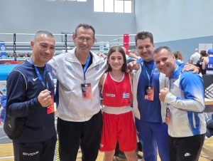 Ιστορικές στιγμές για την Πυγμαχία της Κοζάνης!!! Στα ημιτελικά του U17 η Λυδία Ταρνανίδου του Α.Σ. Πυγμαχίας Άγιος Νικόλαος Κοζάνης tarnanidoy