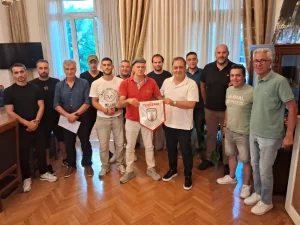 Συνάντηση ποδοσφαιρικής ομάδας Κοζάνης με τον Δήμαρχο
