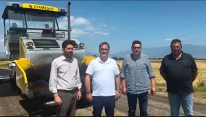 Εικόνα από την βελτιωμένη οδό Κερασιά – Μηλιά στο Δήμο Κοζάνης.