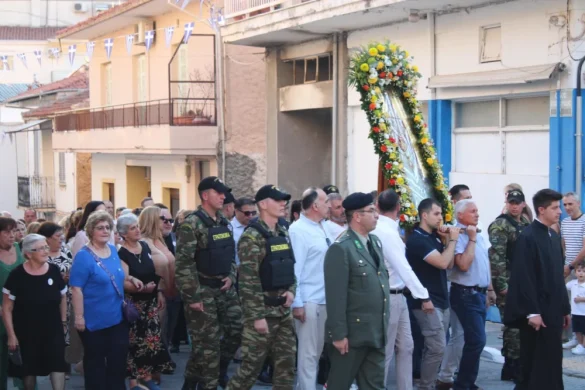 Περιφορά εικόνας Αγίας Κυριακής στα Σέρβια Περιφορά εικόνας Αγίας Κυριακής στα Σέρβια