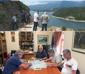 Κούρναβα: Σύσκεψη στο δημαρχείο Βελβεντού και αυτοψία για την αποκατάσταση του δρόμου μετά την καταστροφική κατολίσθηση katolisu