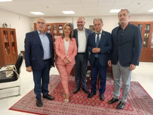 Εικόνα από συνάντηση Περιφερειάρχη Δυτικής Μακεδονίας με Υφυπουργό Εθνικής Οικονομίας & Οικονομικών.